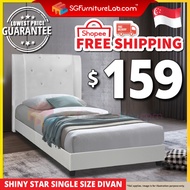 【READY STOCK, DELIVER from JB】𝐒𝐆𝐅𝐔𝐑𝐍𝐈𝐓𝐔𝐑𝐄𝐋𝐀𝐁™: SHINY STAR Single Size Bed Frame Single Divan Katil Murah Single Home