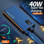 30000mAh 40W Portable Super Fast Charge Powerbank Large Capacity Power bank Fast Charging Powerbank