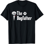 The Dogfather Shih Tzu Dog Dad Tshirt Fathers Day T-Shirt
