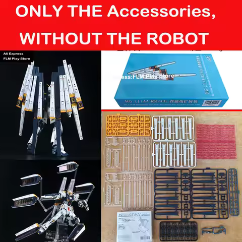 IN STOCK Weapo Upgrade Kit for RG 1/144 RX 93V Expansion Parts for Nu Double Fin Funnel Custom Unit 