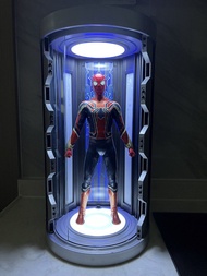 罕有 Spiderman  格納庫 TB088 Toys-Box 1/6 Hall of Armory USB供電帶搖控，有LED燈頝，倉門可開合 （不包含入邊嘅蜘蛛俠）not hottoys Hot