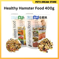 Healthy Hamster food 400g seafood fruit & Veggie multi grain seed hamster food makanan hamster murah