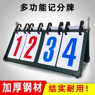 Scoreboard for billiards, flipable basketball score counter, score card board, competition table ten