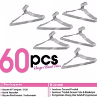 GANTUNGAN Cheap Shopping Gg5G0 6 Bundles set of 60 PCS Wire Hangers / Clothes Hangers / / ANTI-RUST