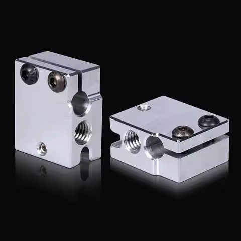 High-quality High temperature 500°C copper plating volcano Heatblock For X1 X2 Genius 3D Printers vo