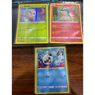 Pokemon Tcg - Rowlet Cyndaquil Oshawott promo SWSH220 , 221 , 222