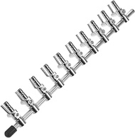 Levemolo Aquarium Air Pump Manifold Metal Distributor Valve Splitter for Fish Tank Airline Flow Cont