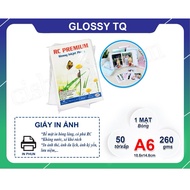 GLOSSY RC PREMIUM 4R PHOTO PRINTING PAPER (APPROXIMATELY 50 SHEETS A6 SIZE)