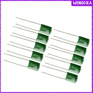 [Wenodxa] 10 Pieces 0.047/2A473J Capacitors DIY for Electric Guitars Bass  Caps Green