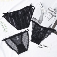 【fast delivery】Breathable Women's Bikini Panties GString Thongs Floral Lace Underwear
