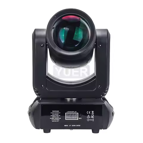 Moving Head Light Mini LED 150W Beam Spot 18 Rotating Prisms Dmx Stage Effect Light Disco Dj Bar Wed