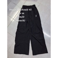 baggy tracksuit black