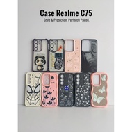 Realme C75 Case Softcase Wavy Wave Cute Character Panda Spiderman Butterfly Aesthetic Casing Silicon