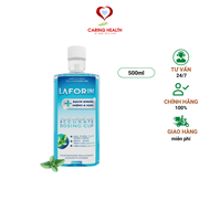 Nước súc miệng kháng khuẩn không cồn Laforin Chlorhexidine 500ml - giảm nhiệt miệng viêm nướu sâu ră