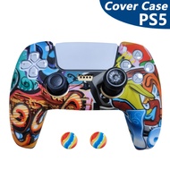 Strange PS5 Controller Case for Sony Playstation 5 Handle Silicone Cover Case Camouflage Protective Case