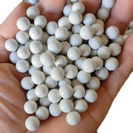 READY STOCK Mudball iron powder enforced white 200pcs+ 1kg+ 3kg+ 8mm 9mm 10mm 11mm 12mm Clay seeds E