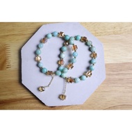 Amazonite & Citrine Bracelet