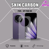 Skin Carbon Oppo Find X8 Oppo Find X8 Pro Oppo Find N5 Transparent Garskin Anti-Scratch Back Oppo Fi