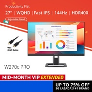 PRISM+ W270c PRO 27" 144Hz Gaming Flat Monitor [2560 x 1440]