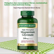 Youth Body Relax Boost Nature’s Bounty High Absorption Magnesium Glycinate 240mg 120 Capsules Premiu