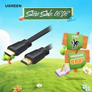 Ugreen ED015 Flat Wire HDMI 2.0 Cable | Supports 3D resolution 4Kx2K 4096x2160p/30Hz | 18 Months |