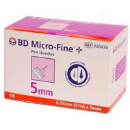 BD Micro-Fine Insulin Pen Needle 5mm 31g 100s