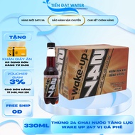 Carton of 24 Bottles of Wake Up Energy Drink 247 Coffee Flavors 330ml - Awake Energy, Rich Coffee Fl