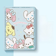 Ốp Lưng iPad Mềm Mại Dễ Thương Có Khe Cắm Bút Apple Pencil Dành Cho iPad Air 7 iPad 11 Mini 6 5 4 3