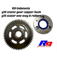 gear starter one way y15zr&One Way Bearing Starter (6 bearing) R9 racing for Yamaha Y15ZR/Y15/LC135