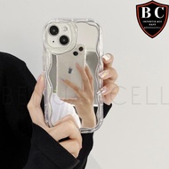 CASE CURLY WAVY MIRROR CASINGCermin hp FOR REALME C75 C75X C67 C65 C63 C61 C55 C53 C51 C51S C35 C33 