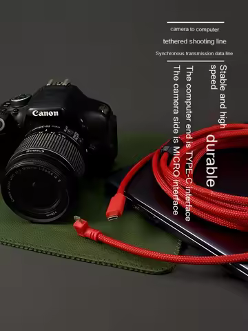 Type-C USB to Micro B Cable 3/5m for Sony ZV1 M50 Camera Live Streaming Tethering PC Imaging Edge Yo