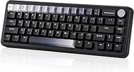 YUNZII B68 Wireless Mechanical Keyboard,Tri-Mode BT5.0/2.4GHz/USB-C Hot Swappable Gasket Creamy Keyb