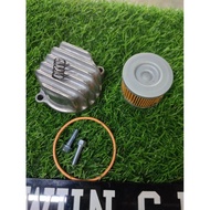 ORIGINAL OIL FILTER COVER MODENAS KRISS110/120 CT110 CT115S ACE115 KRISTAR KRISS SG SET OIL FILTER C