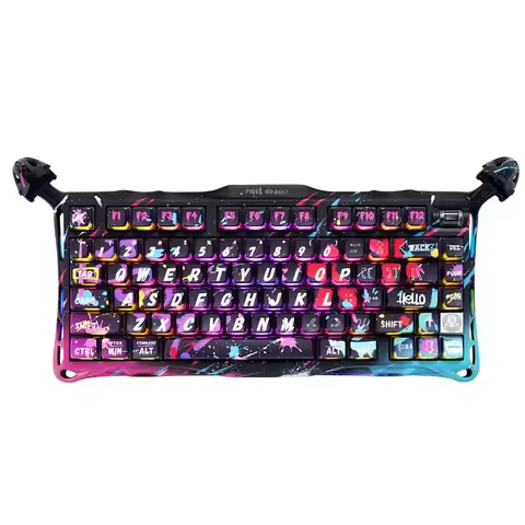 Gravastar V75 PRO Wired Mechanical Keyboard Magnetic Switch RT0.005mm Aluminium Alloy RGB Light Gate