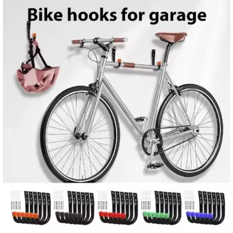 6PCS/mountain bike wall mounted hook bike stand, parking suspension stand, bike accessory stand