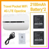 Pocket Wifi Wireless Router Modem 4G LTE Portable WiFi for Travel Compatible with all SIM cards such