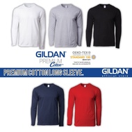 [Clearing Stock Sale] MURAH Baju T-Shirt Kosong Lengan Panjang Jenama Gildan (LELAKI &amp; PEREMPUAN) High Quality