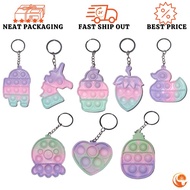 Pop It Fidget Keychain 6cm Macaron Colour | | Toys | Car | Bag