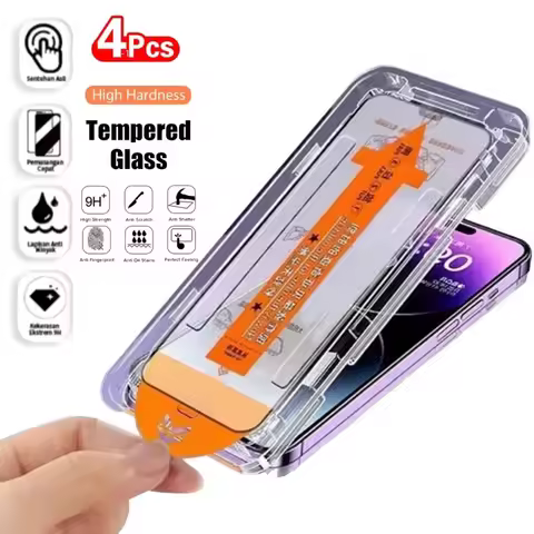 1-4Pcs For Xiaomi Redmi Note 14 13 Pro 12 11 10 9 15C 14C HD Tempered Glass Screen Protector Poco X7