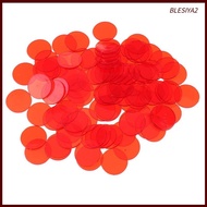 [Blesiya2] 100pcs Bingo Chips Plastic Counting Chips Bingo Supplies Counter Mixed Color