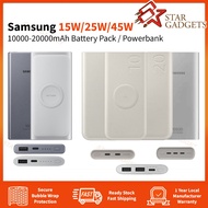 Samsung Battery Pack 15W 25W 45W POWERBANK / WIRELESS POWERBANK | Original Samsung Malaysia New Set