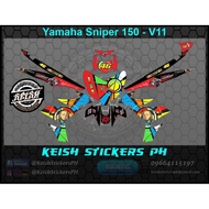 Decals for Sniper 150 V11