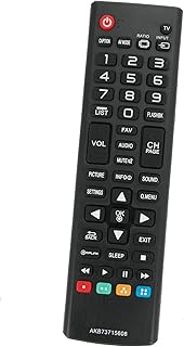 AKB73715608 Replace Remote Compatible with LG TV 32LN520B 32LN5300 42LN5300 42LN5400 42LN5200 47LN54