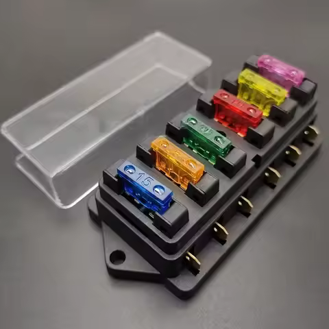 4/6/8/10 Way Car Fuse Box Car Fuse Holder Car Truck Auto Blade Fuse Box with 4/6/8/12 Fuses for 12V 