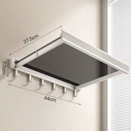 Retractable mesh laundry rack / space saving drying solution / service yard