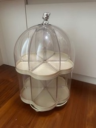 旋轉式防塵收納蛋糕架