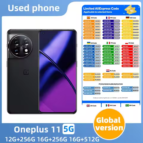 Oneplus 11 5G SmartPhone Battery capacity 5000mAh 50MP Camera In-Screen Fingerprint Recognition orig