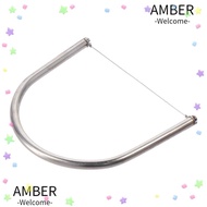 AMBER Mud Cutter, Stainless Steel Tools Mini Cut Mud Bow, Clay Tools Handmade Purple Clay Pot Cerami