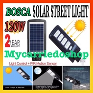 BOSCA 120W 2 Year Warranty Outdoor Solar Induction Integrated Street LED Light With Remote Control BOSCA-S02