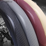 [Prs] Universal Auto Car Steering Wheel Cover Leather Breathable Anti-slip 38cm [DDD]
